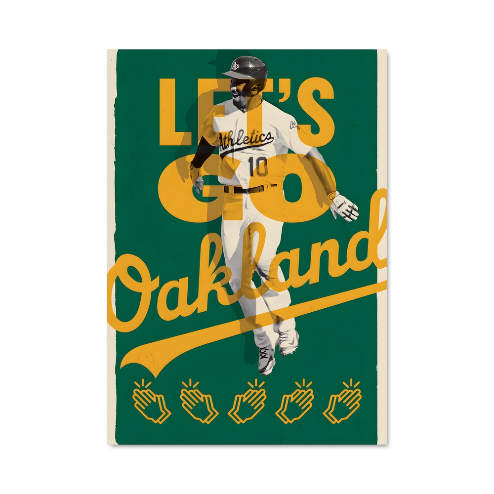 Poster Oakland athletics